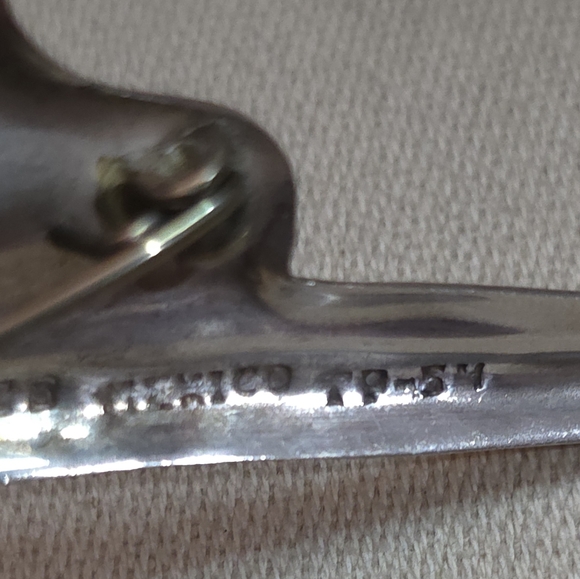 3 VINTAGE ANTIQUE, STERLING SILVER 925 BROOCHES THE HEART IS MARCASITE - Picture 4 of 9